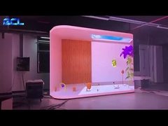 دیواری ویدئویی LED بیرونی P3.91 3D با چشم برهنه با حالت اسکن 1/4 و ارتفاع پیکسل 6mm