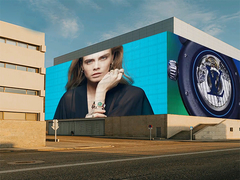 Gmesh در فضای باز ضد آب شفاف صفحه نمایش LED