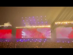 P3.91 / P10.4 صفحه نمایش LED شفاف در فضای باز برای کنترل شبکه 500 * 1000mm