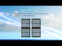 Gmesh 8500nits روشنایی بیرونی P10 P15.6 پرده پنجره ساختمان انعطاف پذیر صفحه نمایش شبکه LED