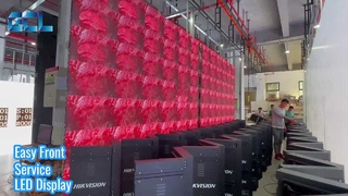 صفحه نمایش LED داخلی: سرویس جلو و نصب آسان