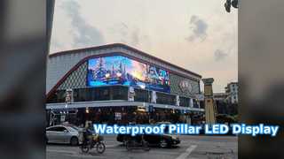 صفحه نمایش LED در فضای باز IP65 تبلیغات ستون ضد آب
