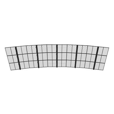 GCL 1000mm سفارشی انعطاف پذیر شفاف صفحه نمایش LED برای نصب آسان در داخل