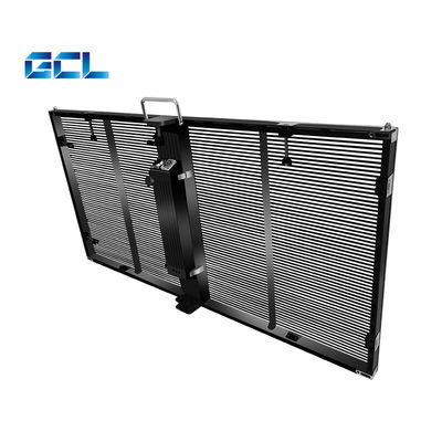 صفحه نمایش روشن ویدئویی انعطاف پذیر شفاف LED P10.4 دیوار شفاف LED
