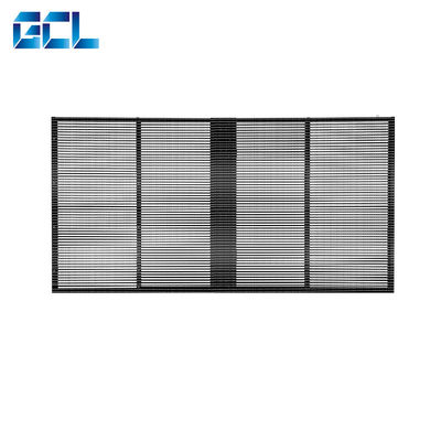 10000 ساعت طول عمر نمایشگر LED شفاف تمام رنگی برای تبلیغات داخلی