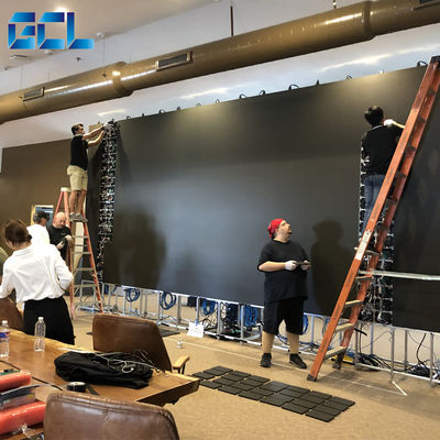 اتاق کنفرانس GCL صفحه نمایش داخلی صفحه نمایش کامل رنگ LED دیوار ویدیویی نصب آسان صفحه نمایش سیگنال دیجیتال