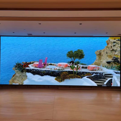 100 ساعت طول عمر صفحه نمایش LED داخلی Ultra Slim Full Front Service 4 3 نسبت 640*480mm