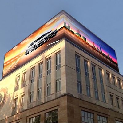 GSurface P5.95 P10 Front Service Outdoor Fixed Led Display 140/140 زاویه مشاهده ODM