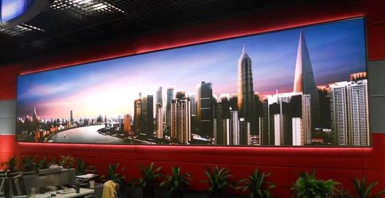 صفحه نمایش LED داخلی P1.5 P1.9mm فاصله کوچک 500 * 1000mm سبک وزن بزرگ Gstar II سری