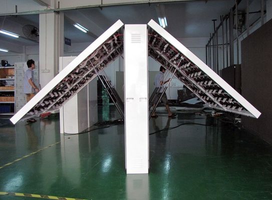 کابینت بیرونی آهنین P4 P5 P6 صفحه نمایش LED برای تبلیغات بیلبورد دیجیتال