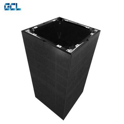 روشنایی بالا 90 درجه گوشه تبلیغات بیرونی صفحه نمایش LED با 10000 ساعت طول عمر