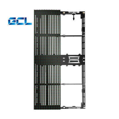 اندازه پانل 500*1000mm در فضای باز شفاف LED صفحه نمایش پرده LED Video Mesh