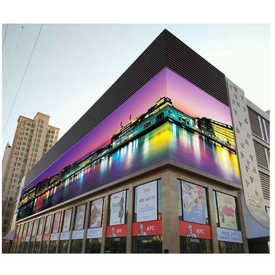 صرفه جویی در مصرف برق تبلیغات صفحه نمایش LED پرده انعطاف پذیر P10 صفحه نمایش LED
