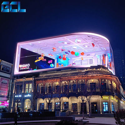 روشنایی بالا 6500nits صفحه نمایش LED در فضای باز رسانه GCL P6 HD LED Video Wall
