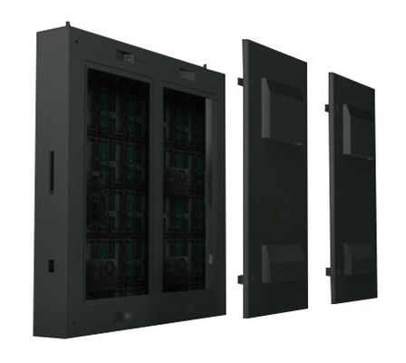 صفحه نمایش LED شفاف تجاری برای تبلیغات بیرونی اندازه 256*128mm