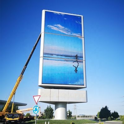 صفحه نمایش LED بزرگ در فضای باز با پیچ بدون درز 976mm اندازه