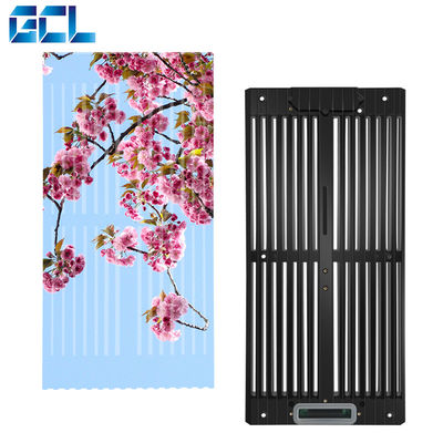 دیوار ویدئویی شفاف P10 LED با زاویه دید 120 درجه طول عمر 10000 ساعت