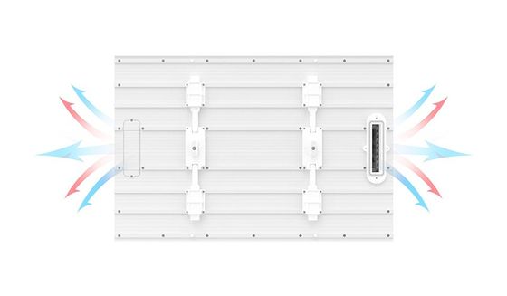 Gسطح 4 P4 P5.7 P6.67 P8 P10 صفحه نمایش LED ثابت بیرونی 5500-8000nits روشنایی 960*960mm