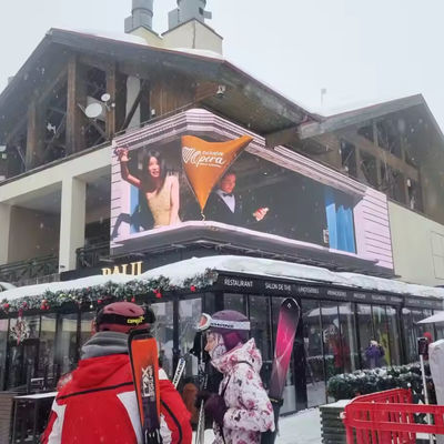 صفحه نمایش سایز بزرگ LED Digital Signage DIP LED Screen برای پوستر های تبلیغاتی در فضای باز