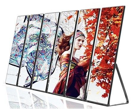 آکریلیک آلومینیوم لنتیکولر تبلیغاتی پوستر LED برای مرکز خرید