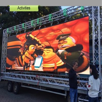 Gmars-P اجاره صفحه نمایش انعطاف پذیر LED صحنه نمایش ضد آب IP65 صفحه نمایش پنل LED با ساختار پایه