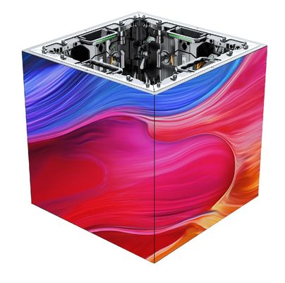 صفحه نمایش دیواری LED اجاره ای 500x500 میلی متر در فضای باز P3.91 Splicing LED Video Screen Stage Background LED Pane