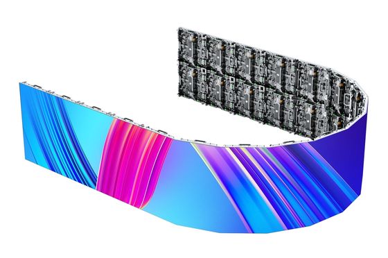صفحه نمایش دیواری LED اجاره ای 500x500 میلی متر در فضای باز P3.91 Splicing LED Video Screen Stage Background LED Pane