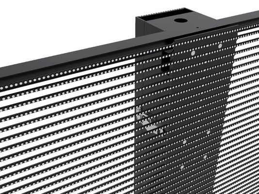 10000 ساعت طول عمر نمایشگر LED شفاف تمام رنگی برای تبلیغات داخلی