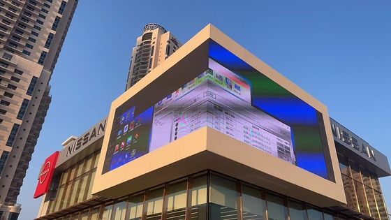 IP65 نقره P15.6 صفحه نمایش شفاف LED با نرخ تجدید بالا