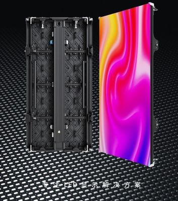 نصب ثابت P1.95mm دیوار ویدئویی LED داخلی 500*1000mm 500*750mm HD