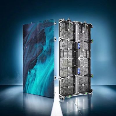 P3.91 / P10.4 صفحه نمایش LED شفاف در فضای باز برای کنترل شبکه 500 * 1000mm