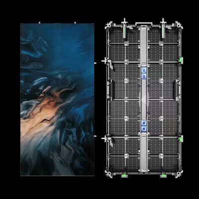 P3.91 / P10.4 صفحه نمایش LED شفاف در فضای باز برای کنترل شبکه 500 * 1000mm