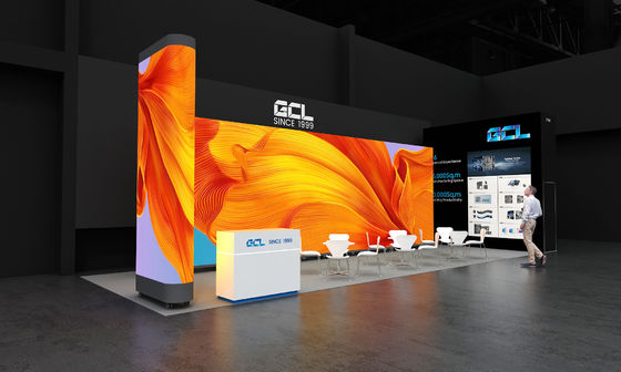 GA سری P4 پوستر LED نمایش W1366 * H1920mm ماژول اندازه 320 * 160mm IP65 نصب بیرونی 8000 nits