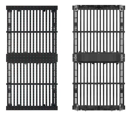 صفحه نمایش LED شفاف دیجیتال با روشنایی بالا P15.6mm IP65 500*1000mm