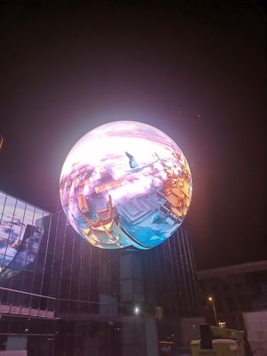 صفحه نمایش کروی LED فضای باز P4: ادغام منحصر به فرد جلوه نمایش و فناوری ساختاری برای ایجاد یک تجربه خیره کننده از همه زوایا!
