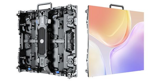 قیمت خوب اجاره صفحه نمایش LED در داخل و خارج از خانه سری Gmars کیفیت بالا تعمیر و نگهداری کامل جلو صفحه نمایش LED انعطاف پذیر آنلاین