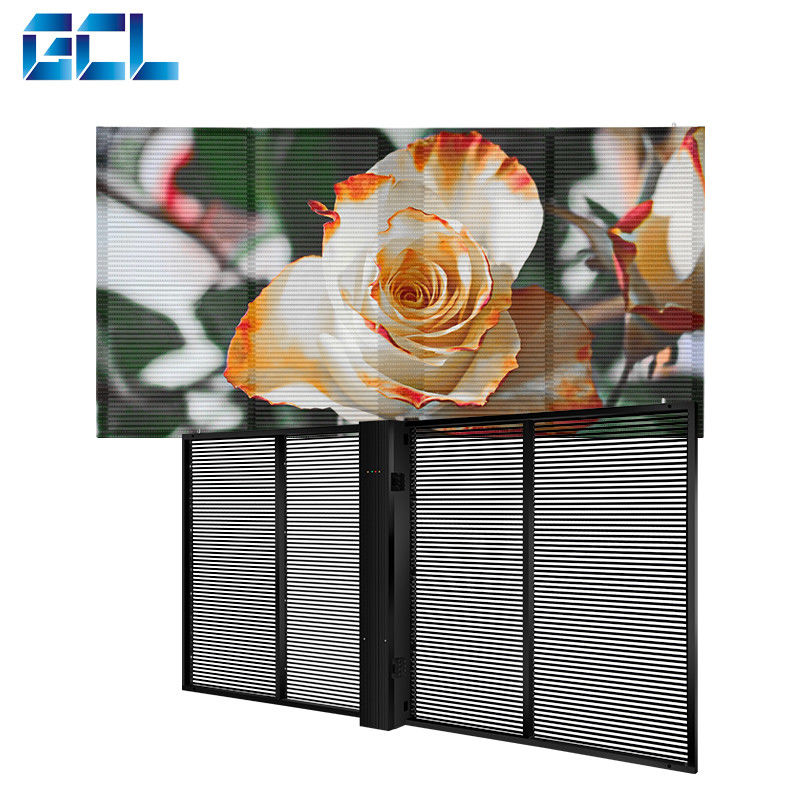 GCL 1000mm سفارشی انعطاف پذیر شفاف صفحه نمایش LED برای نصب آسان در داخل