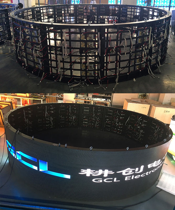 صفحه نمایش LED شفاف تجاری برای تبلیغات بیرونی اندازه 256*128mm