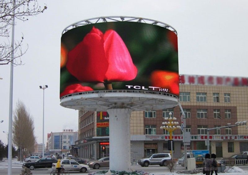 نمایشگر LED ثابت دیجیتال در فضای باز با روش های نصب متعدد