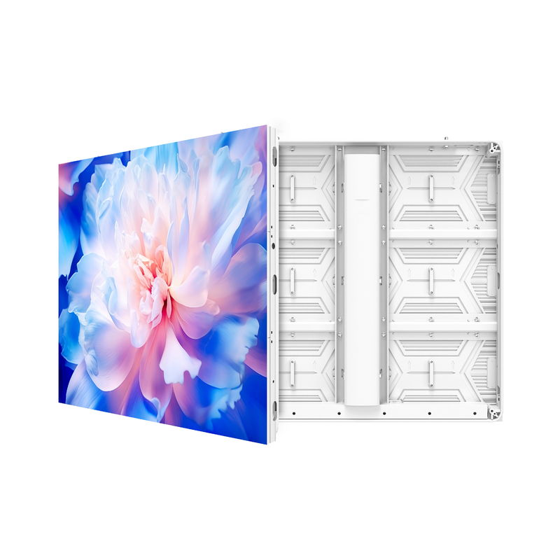 Gسطح 4 P4 P5.7 P6.67 P8 P10 صفحه نمایش LED ثابت بیرونی 5500-8000nits روشنایی 960*960mm