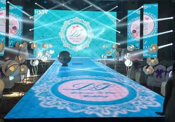 صفحه نمایش دیواری LED اجاره ای 500x500 میلی متر در فضای باز P3.91 Splicing LED Video Screen Stage Background LED Pane