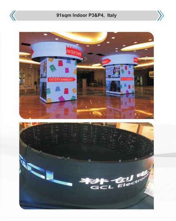 ماژول صفحه نمایش LED P3 داخلی با سطح حفاظت IP65 و طراحی انعطاف پذیر