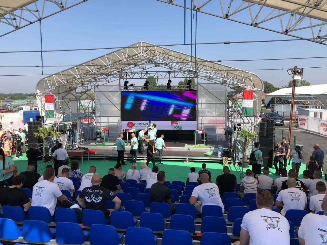 صفحه نمایش LED با تکنولوژی بالا در فضای باز نصب ثابت P1.56 مرحله LED Video Wall