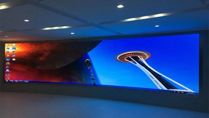 نصب آسان صفحه نمایش ثابت LED داخلیP0.9mm P1.2mm P1.5mm صفحه نمایش بزرگ LED داخلی