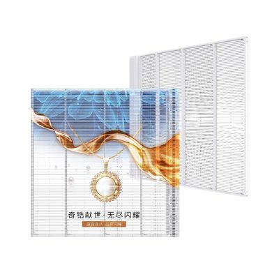 قیمت خوب صفحه نمایشگر شفاف P2.6 P3.9-7.8 میلی‌متری نصب شده بر روی دیوار شیشه‌ای داخلی برای نمایش تبلیغاتی و صفحه نمایش پس‌زمینه کنسرت آنلاین