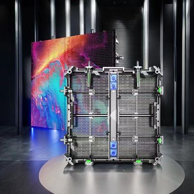 Gmesh-R 500*500mm P3.9 درب شفاف LED صفحه نمایش پرده LED Video Mesh