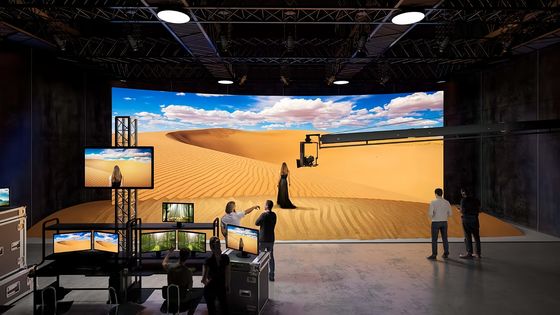 صفحه نمایش ال ای دی ایکس آر P1.95 P2.6 صفحه نمایش ال ای دی استودیوی مجازی مجازی برای تزئین صحنه عروسی