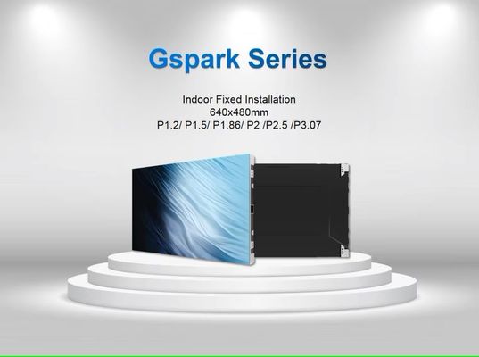 قیمت خوب صفحه نمایش ثابت LED داخلی با 16 بیتی خاکستری و SMD2121 LED Encapsulation با قابلیت پشتیبان گیری دوگانه قدرت و سیگنال آنلاین