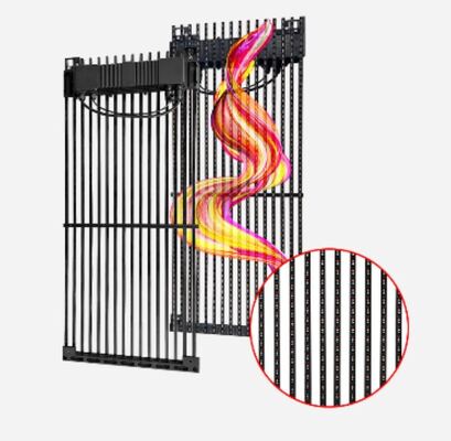 صفحه نمایش شبکه Gmesh-T محافظت شده با IP65 با طراحی تعمیرات جلویی برای نماهای ساختمان